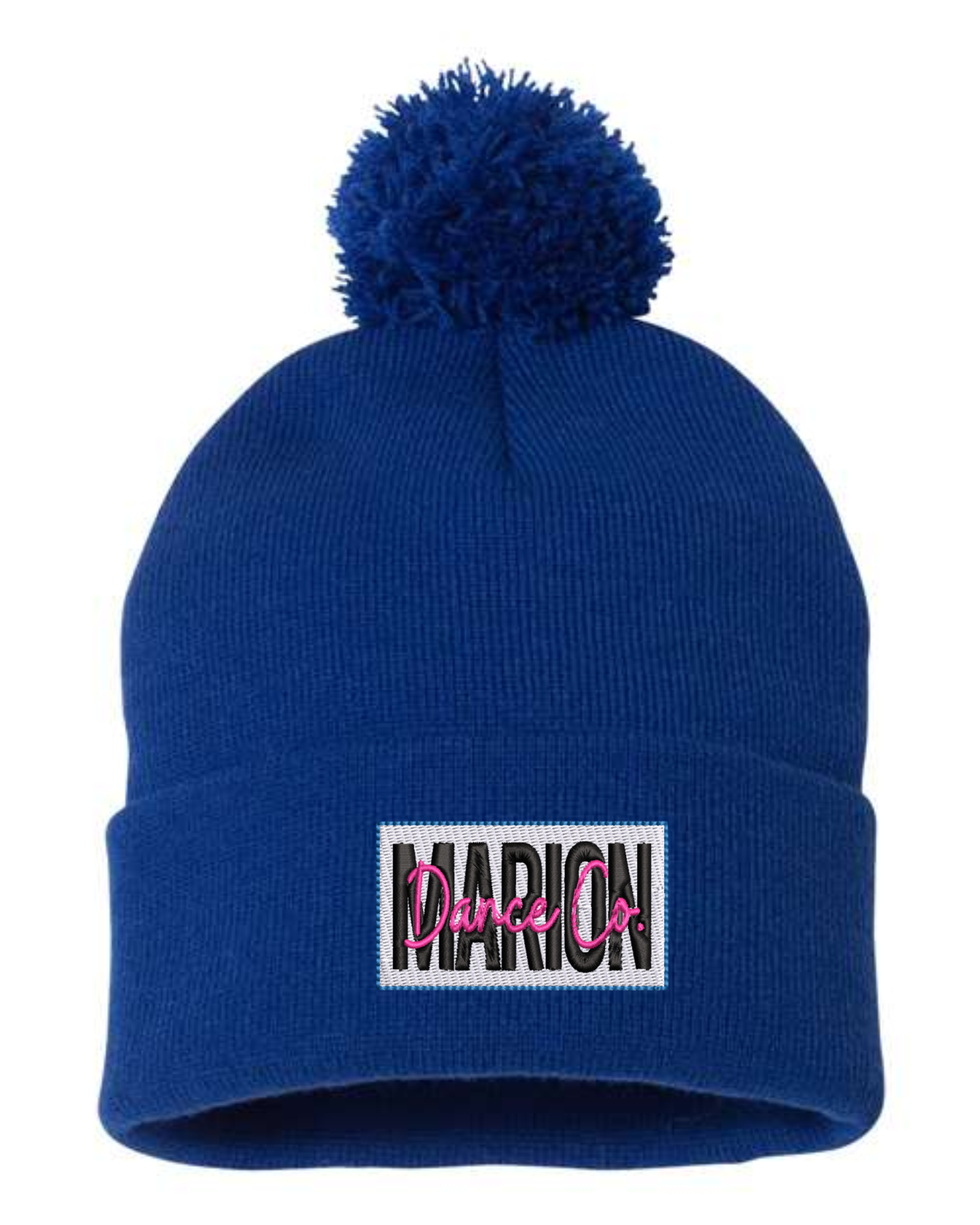 DCO POM PATCH BEANIE